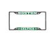 License Plate Frame with Boston Celtics Logo; Chrome (Universal; Some Adaptation May Be Required)