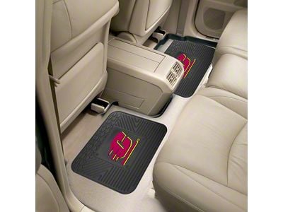 Molded Rear Floor Mats with Central Michigan University Logo (Universal; Some Adaptation May Be Required)