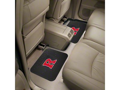Molded Rear Floor Mats with Rutgers University Logo (Universal; Some Adaptation May Be Required)