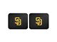 Molded Rear Floor Mats with San Diego Padres Logo (Universal; Some Adaptation May Be Required)