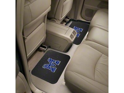 Molded Rear Floor Mats with University of Memphis Logo (Universal; Some Adaptation May Be Required)