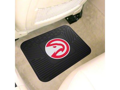 Utility Mat with Atlanta Hawks Logo; Black (Universal; Some Adaptation May Be Required)