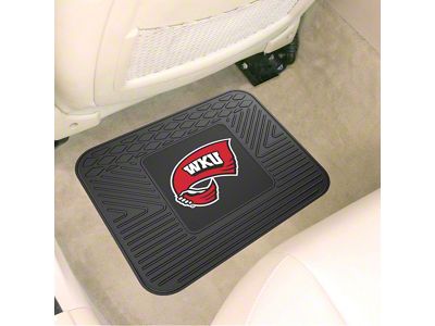 Utility Mat with Western Kentucky University Logo; Black (Universal; Some Adaptation May Be Required)