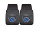Vinyl Front Floor Mats with Boise State University Logo; Black (Universal; Some Adaptation May Be Required)