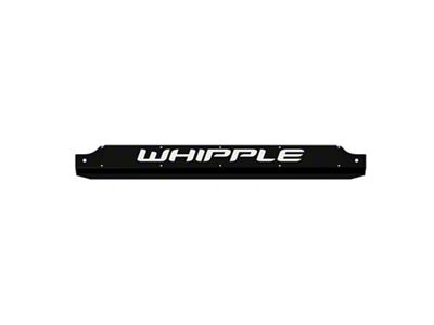 Fathouse Performance Radiator Plate with Whipple Lettering; Black (15-17 Mustang; 18-22 Mustang GT350, GT500)