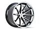 Ferrada Wheels CM2 Machine Black with Chrome Lip Wheel; 19x9.5 (05-09 Mustang)