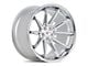 Ferrada Wheels CM2 Machine Silver with Chrome Lip Wheel; 20x10 (05-09 Mustang)