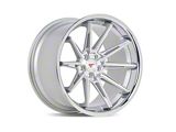 Ferrada Wheels CM2 Machine Silver with Chrome Lip Wheel; 20x9; 25mm Offset (05-09 Mustang)