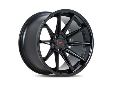 Ferrada Wheels CM2 Matte Black with Gloss Black Lip Wheel; 19x10.5 (05-09 Mustang)