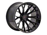 Ferrada Wheels F8-FR9 Obsidian Black Wheel; 20x10.5; 25mm Offset (05-09 Mustang)