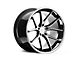 Ferrada Wheels FR2 Machine Black with Chrome Lip Wheel; 20x10.5 (05-09 Mustang)