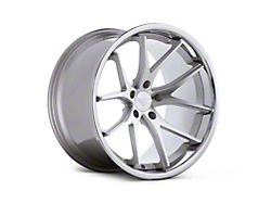 Ferrada Wheels FR2 Machine Silver with Chrome Lip Wheel; 19x10.5 (05-09 Mustang)