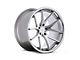 Ferrada Wheels FR2 Machine Silver with Chrome Lip Wheel; 19x10.5 (05-09 Mustang)