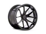 Ferrada Wheels FR2 Matte Black with Gloss Black Lip Wheel; 19x10.5; 25mm Offset (05-09 Mustang)