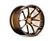 Ferrada Wheels FR2 Matte Bronze with Gloss Black Lip Wheel; 19x10.5 (05-09 Mustang)