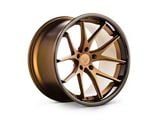 Ferrada Wheels FR2 Matte Bronze with Gloss Black Lip Wheel; 20x9; 25mm Offset (05-09 Mustang)