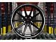 Ferrada Wheels FR4 Machine Black with Chrome Lip Wheel; 22x9 (05-09 Mustang)