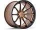 Ferrada Wheels FR4 Matte Bronze with Gloss Black Lip Wheel; 19x8.5; 35mm Offset (05-09 Mustang)