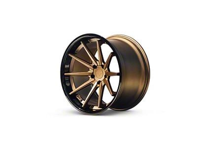 Ferrada Wheels FR4 Matte Bronze with Gloss Black Lip Wheel; 20x9 (06-10 RWD Charger)