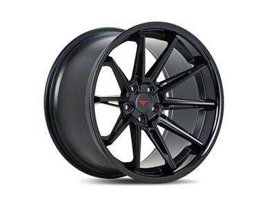 Ferrada Wheels CM2 Matte Black with Gloss Black Lip Wheel; 20x10.5 (08-23 RWD Challenger, Excluding Widebody)