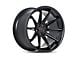 Ferrada Wheels CM2 Matte Black with Gloss Black Lip Wheel; 20x10.5 (08-23 RWD Challenger, Excluding Widebody)