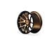 Ferrada Wheels FR2 Matte Bronze with Gloss Black Lip Wheel; 20x10 (08-23 RWD Challenger, Excluding Widebody)