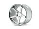 Ferrada Wheels FR3 Machine Silver with Chrome Lip Wheel; 20x10 (08-23 RWD Challenger, Excluding Widebody)