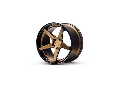 Ferrada Wheels FR3 Matte Bronze with Gloss Black Lip Wheel; 20x10 (08-23 RWD Challenger, Excluding Widebody)