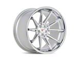 Ferrada Wheels CM2 Machine Silver with Chrome Lip Wheel; 20x9; 25mm Offset (10-14 Mustang)