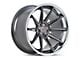 Ferrada Wheels CM2 Matte Graphite with Chrome Lip Wheel; 20x9 (10-14 Mustang)