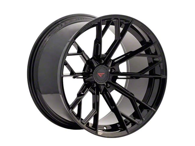 Ferrada Wheels F8-FR11 Obsidian Black Wheel; 20x10.5 (10-14 Mustang)