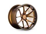 Ferrada Wheels FR2 Matte Bronze with Gloss Black Lip Wheel; 20x9; 35mm Offset (10-14 Mustang)