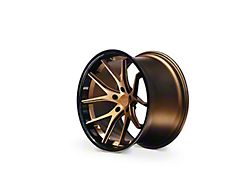 Ferrada Wheels FR2 Matte Bronze with Gloss Black Lip Wheel; 20x10; 13mm Offset (11-23 RWD Charger, Excluding Widebody)