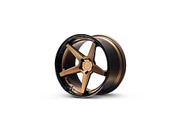 Ferrada Wheels FR3 Matte Bronze with Gloss Black Lip Wheel; 20x10 (11-23 RWD Charger, Excluding Widebody)