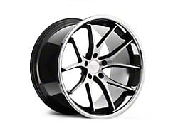 Ferrada Wheels FR2 Machine Black with Chrome Lip Wheel; 20x10.5 (15-23 Mustang)