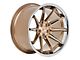 Ferrada Wheels CM2 Brushed Cobre with Chrome Lip Wheel; 22x11 (18-23 Challenger Widebody)