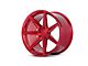 Ferrada Wheels F8-FR7 Brushed Rouge Wheel; 20x9 (08-23 RWD Challenger, Excluding Widebody)