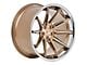 Ferrada Wheels CM2 Brushed Cobre with Chrome Lip Wheel; 22x11 (20-23 Charger Widebody)