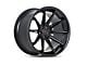 Ferrada Wheels CM2 Matte Black with Gloss Black Lip Wheel; 20x9 (11-23 RWD Charger, Excluding Widebody)