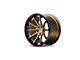 Ferrada Wheels FR4 Matte Bronze with Gloss Black Lip Wheel; 20x9 (11-23 RWD Charger, Excluding Widebody)