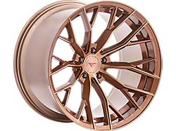 Ferrada Wheels FR9 Brushed Cobre Wheel; Rear Only; 22x10; 16mm Offset (11-23 RWD Charger, Excluding Widebody)