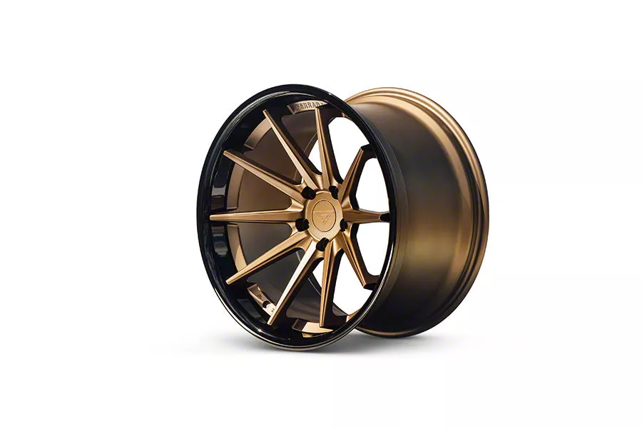 Ferrada Wheels Corvette FR4 Matte Bronze with Gloss Black Lip Wheel ...