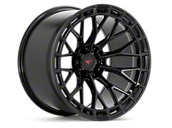 Ferrada Wheels FR12 Obsidian Black Wheel; Rear Only; 20x12; 45mm Offset (05-13 Corvette C6)