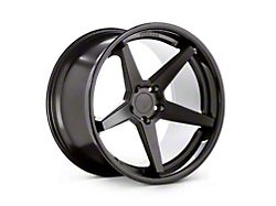 Ferrada Wheels FR3 Matte Black with Gloss Black Lip Wheel; 22x9; 40mm Offset (21-25 Mustang Mach-E)