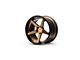 Ferrada Wheels FR3 Matte Bronze with Gloss Black Lip Wheel; Rear Only; 20x10.5 (21-24 Mustang Mach-E)