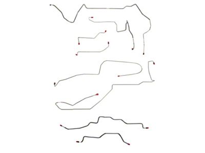 Fine Lines Complete Brake Line Kit; Stainless (98-02 Camaro w/o Traction Control)