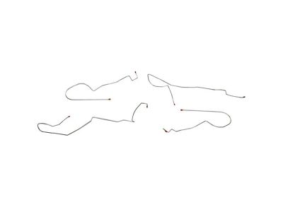 Fine Lines Intermediate Brake Line Kit; Stainless (95-97 Camaro w/ Traction Control)