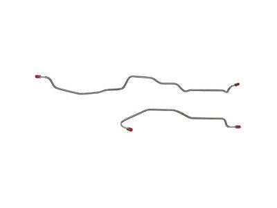 Fine Lines Rear Axle Brake Line Kit; Stainless (95-97 5.7L Camaro w/ Traction Control)