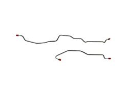 Fine Lines Rear Axle Brake Line Kit; Stainless (95-97 5.7L Camaro w/o Traction Control)