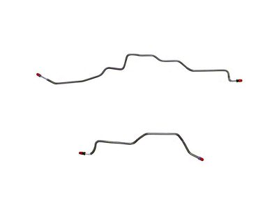 Fine Lines Rear Axle Brake Line Kit; Stainless (98-02 Camaro w/o Traction Control)